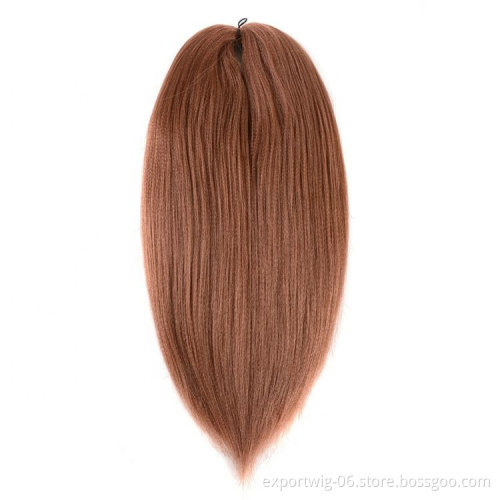 Pre stretched synthetic braiding hair wholesale Pre Stretched Jumbo Yaki Synthetic Crochet Braiding Hair Extension